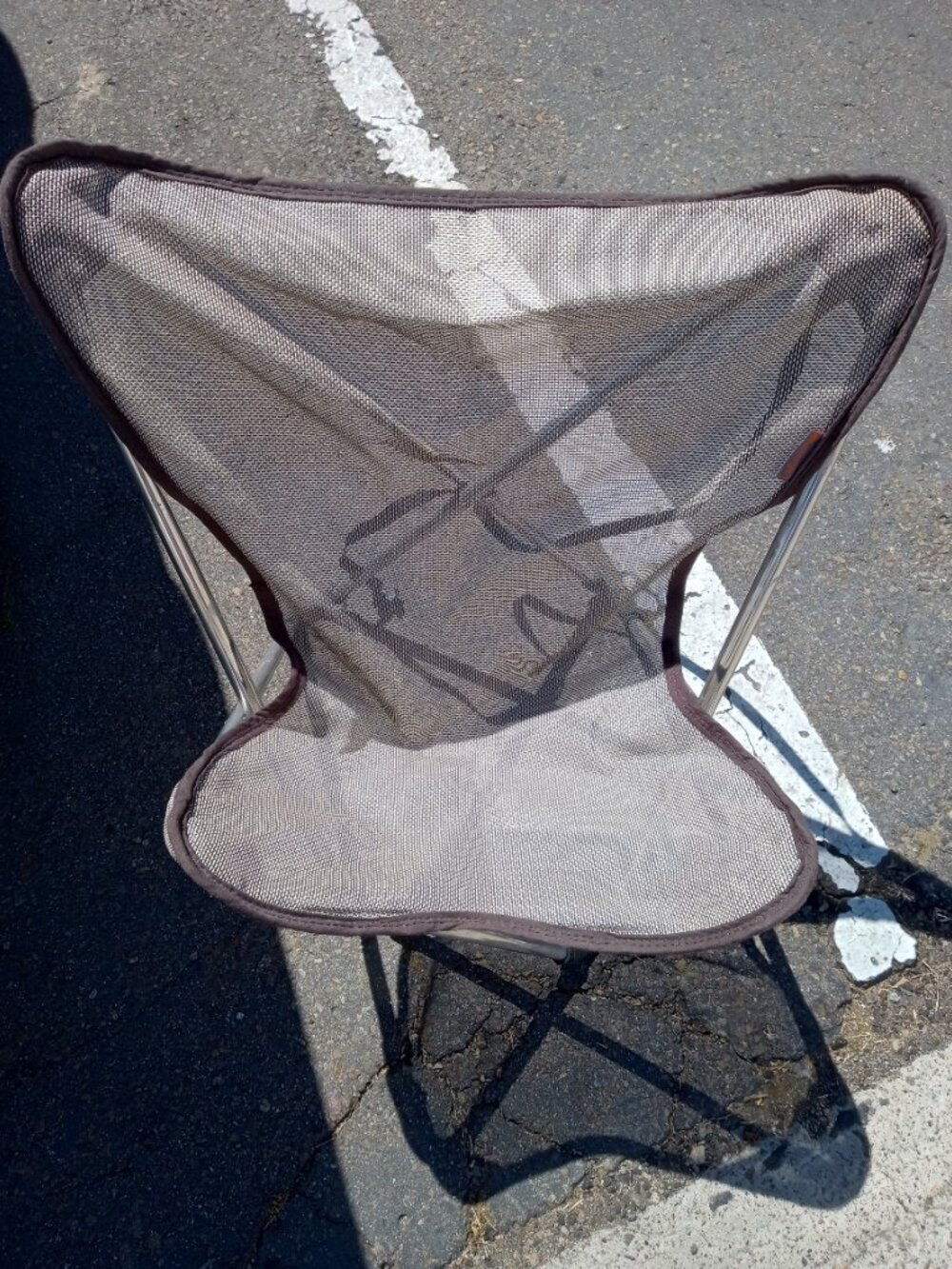 LAFUMA Made in FRANCE small light camping chair collapsible carrying strap REI